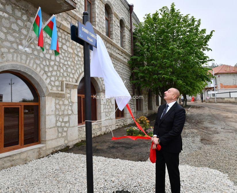 president-and-first-lady-attended-unveiling-ceremony-of-iron-fist-street-sign-in-shusha