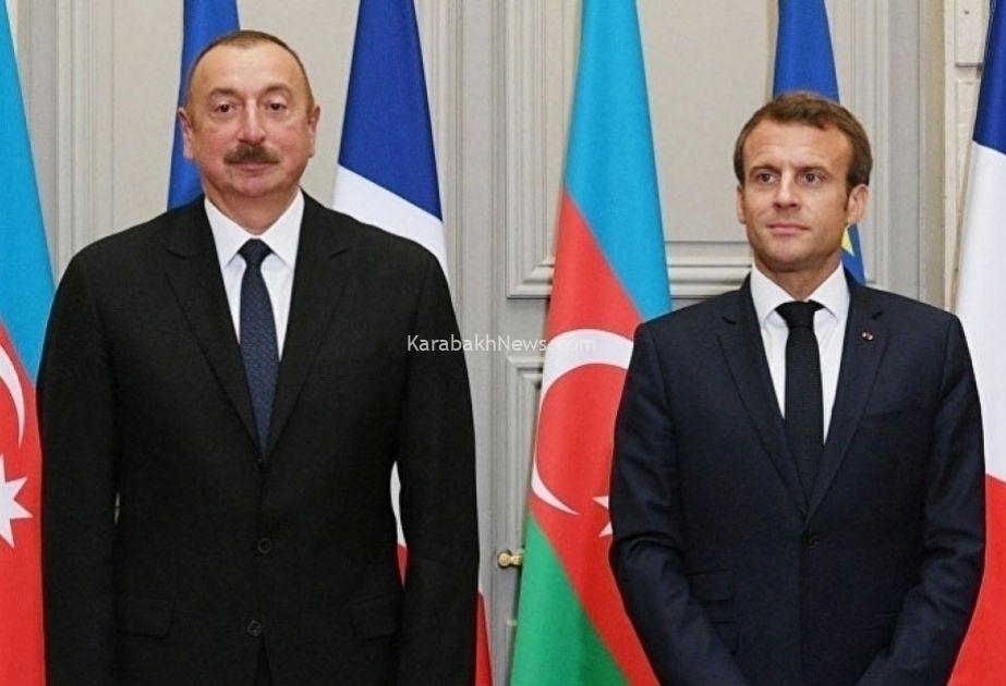 azerbaijani-president-has-phone-talk-with-french-president