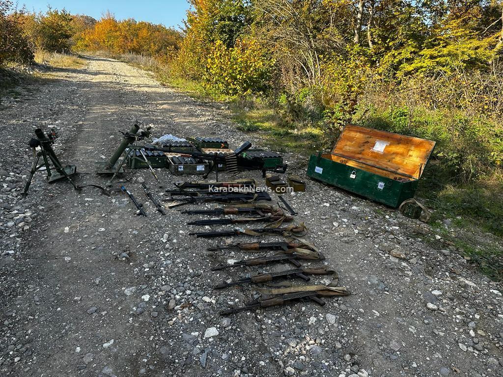 azerbaijan-uncovers-ammo-in-army-bases-left-by-armenian-forces-in-aghdam