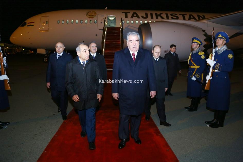 president-of-tajikistan-arrives-in-azerbaijan-for-working-visit