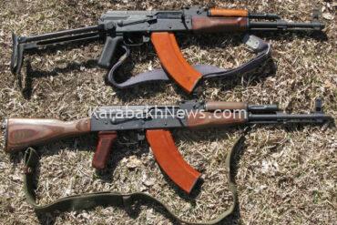 azerbaijani-police-found-11-automatic-weapons,-4-pistols,-11-grenades-in-khankandi