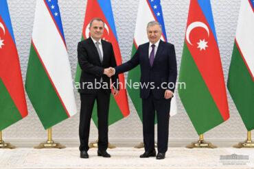 azerbaijani-fm-discusses-agenda-of-bilateral-cooperation-with-uzbek-president-updated-photo