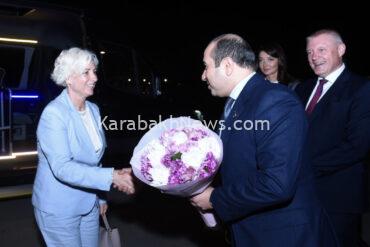 speaker-of-latvian-saeima-arrives-in-azerbaijan-for-official-visit-photo