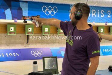 azerbaijani-athlete-performs-in-10-m-air-pistol-shooting-qualifications-at-paris-olympics